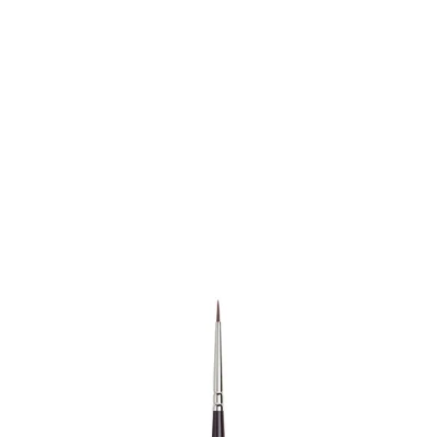 Image of Winsor &amp; Newton 5734000 Galeria Acrylic Brush Synthetic Fibres Ideal Control for Thicker Paint Applications Short Handle Round No.0 1.2mm