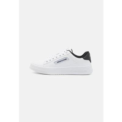 Image of Armani Exchange Seattle Trainers, Men&#039;s, Size: 6, Optik white/black High quality imitation leather