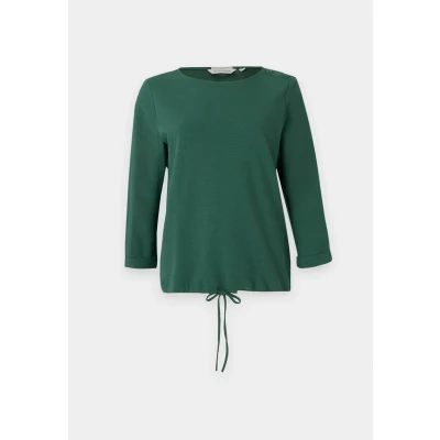Image of TOM Tailor Structured Long sleeved top, Women&#039;s, Size: XS, Explorer green