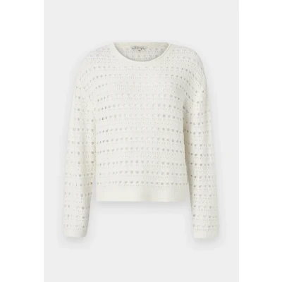 Image of TOM Tailor Denim OPEN Jumper, Women&#039;s, Size: XXL, Off white