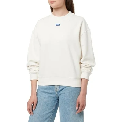 Image of HUGO Delessa Sweatshirt, Women&#039;s, Size: Small, Open white