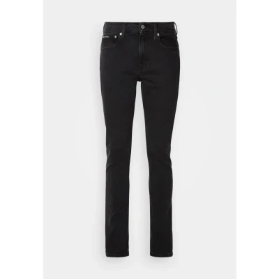 Image of Calvin Klein Jeans Taper Slim fit jeans, Men&#039;s, Size: 28x32, Denim black