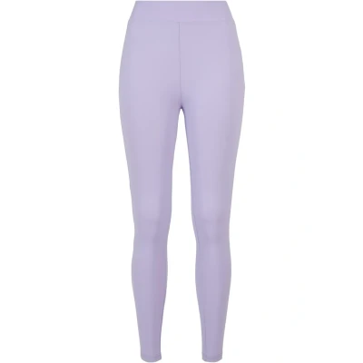 Image of Urban Classics Ladies HIGH Waist TECH Leggings Leggings, Women&#039;s, Size: Small, Lavender