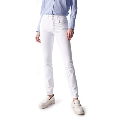 Image of Salsa Secret Jeans Push In Slim Fit, White, 26