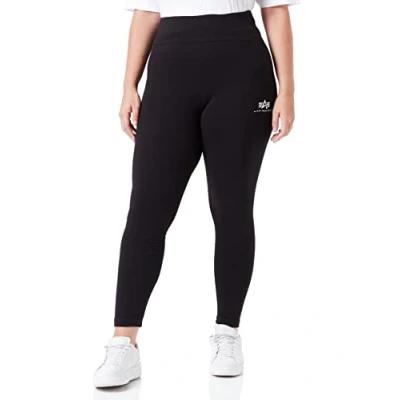 Image of Alpha Industries Basic Leggings Trousers, Women&#039;s, Size: Small, Black