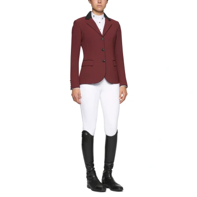 Image of Cavalleria Toscana Ladies GP Riding Jacket Burgundy UK6 Show Horse &amp; Equestrian