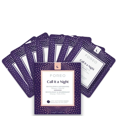 Image of FOREO Call it a Night UFO/UFO Mini Nourishing and Revitalising Face Mask (7 Pack)