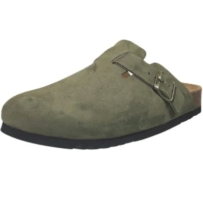 Image of Scholl Olivier NEW Mules, Men&#039;s, Size: 11, Khaki Suede