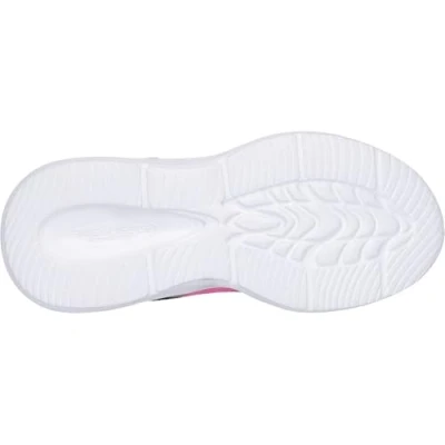 Image of Skechers Girl Sola Glow Ombre Deluxe Basketball, Pink, 12.5 UK