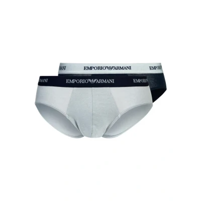 Image of Emporio Armani 2 PACK Pants, Men&#039;s, Size: Medium, Blue/grey