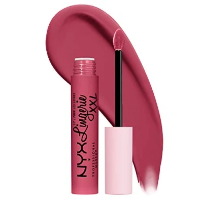 Image of NYX Professional Makeup Lip Lingerie XXL Long Lasting Matte Liquid Lipstick 4ml (Various Shades) Push&#039;d Up