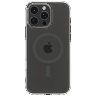 Image of Spigen Ultra Hybrid T MagFit Case for iPhone 16 Pro Max [Camera Control Covered] [MagSafe Compatible] Clear Graphite