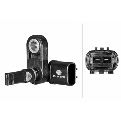 Image of Sensor, wheel speed HELLA 6PU 358 217 381