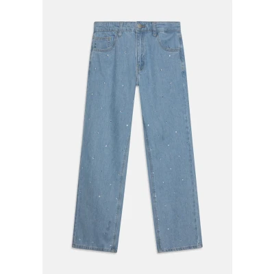 Image of Name it Straight leg jeans for kids, Size: 9y, Light blue denim
