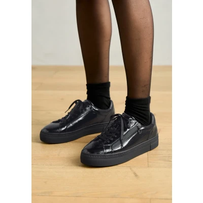 Image of Tamaris Women&#039;s 1 23313 41 Sneaker, Black Patent, 5 UK