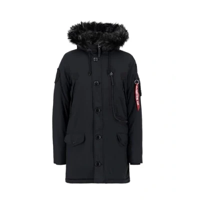 Image of Alpha Industries Polar Jacket Winter coat, Women&#039;s, Size: Medium, Black