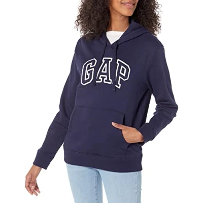 Image of GAP Heritage Sweatshirt, Women&#039;s, Size: Small, Navy uniform