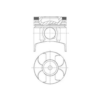 Image of Piston NÜRAL 87 307600 40