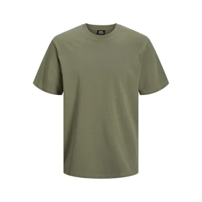 Image of R.D.D. Royal Denim Division Rundhals Print Tshirt, Men&#039;s, Size: XXL, Deep lichen green