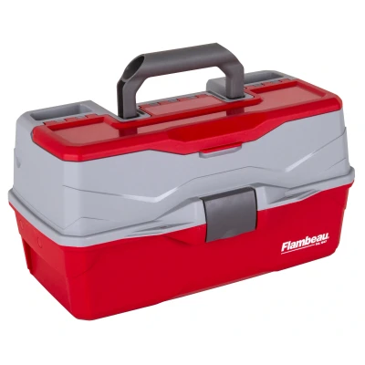 Image of Flambeau Classic 3 Tray Red Fishing box