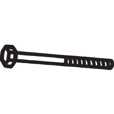 Image of Bolt, exhaust system BOSAL 258 825