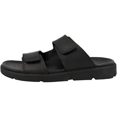 Image of Geox XAND 2S U35BGB Mules, Men&#039;s, Size: 9, Schwarz Leather
