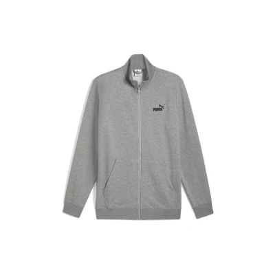 Image of Puma LOGO Zipup sweatshirt, Men&#039;s, Size: XL, Medium gray heather