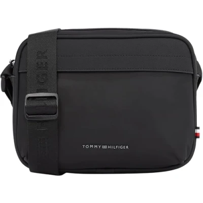 Image of Tommy Hilfiger Repreve Camera BAG Across body bag, Men&#039;s, Size: One Size, Black
