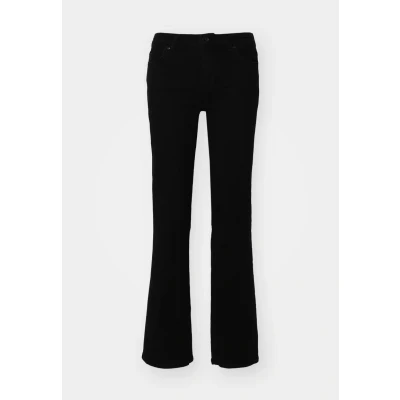 Image of ONLY Onlblush MID Straight leg jeans, Women&#039;s, Size: Sx34, Black denim