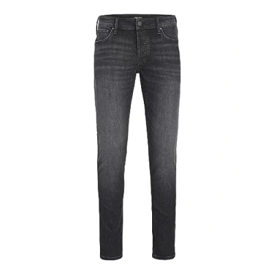Image of JACK &amp; JONES Men&#039;s Glenn Original Jeans, Black, 30W / 34L