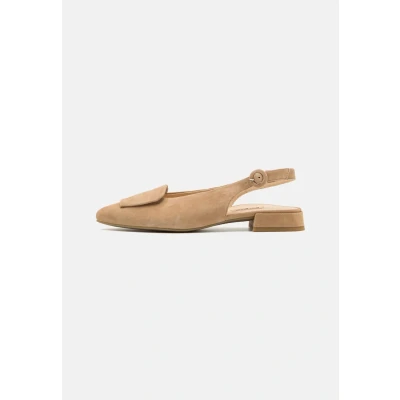 Image of Paul Green 6090 Slingback ballet pumps, Women&#039;s, Size: 3, Beige Suede