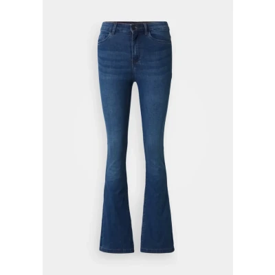 Image of Noisy May Women&#039;s Nmcallie Hw Skinny Blue Jeans Noos, Medium Blue, 25/30