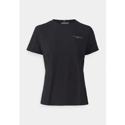 Image of Tommy Hilfiger MINI LOGO Basic Tshirt, Women&#039;s, Size: XXS, Desert sky