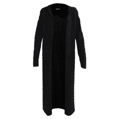 Image of Urban Classics Feather Cardigan, Women&#039;s, Size: Large, Black