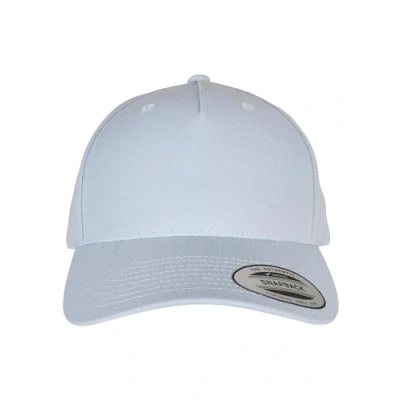 Image of Flexfit YP Classics 5PANEL Curved Visor Snapback Cap, Size: One Size, Ballad blue