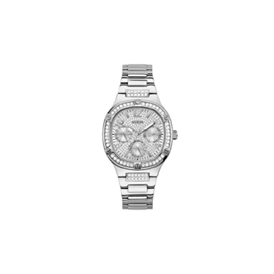 Image of Guess Duchess Watch silvercoloured, Women&#039;s, Size: One Size, Silver coloured