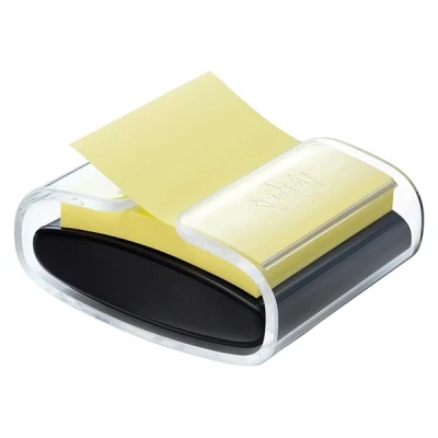 Image of Post it B1SSCY Pro Z Note Dispenser and One Pad 76x76mm Black Ref NPRO B 1SSCYR330 EU
