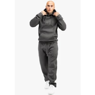 Image of Tapout Lifestyle Basic Men&#039;s Jogging Bottoms, Regular Fit, Anthracite/Black, M