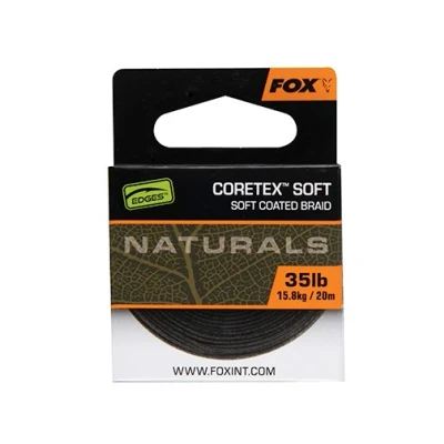 Image of Fox Edges Naturals Coretex Soft hooklink 35lb (20m) Carp material