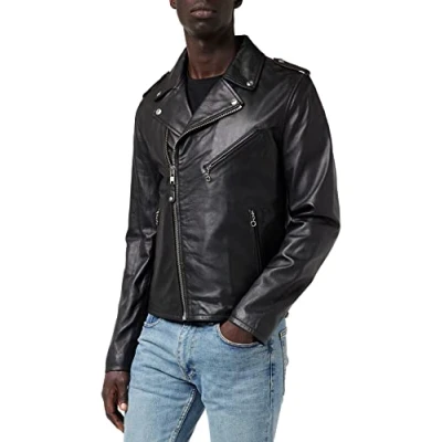 Image of Schott NYC Men&#039;s Jacket, BLACK, XL