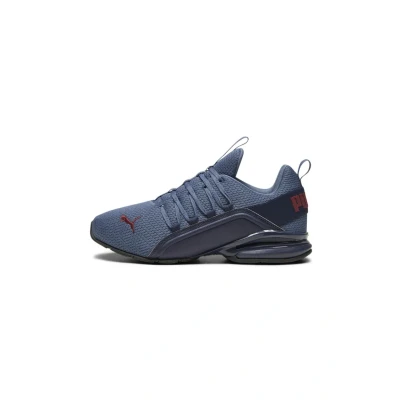 Image of Puma Axelion Refresh Trainers, Men&#039;s, Size: 8.5, Navy inky blue dark jasper Textile/synthetics
