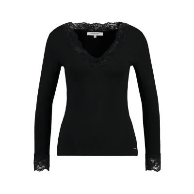 Image of Morgan Tracy Long sleeved top, Women&#039;s, Size: Small, Noir