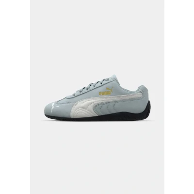 Image of Puma Speedcat OG Unisex Trainers, Size: 3.5, Cool mid gray/white Suede