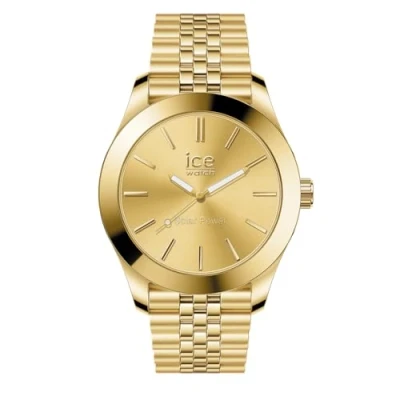 Image of Ice Watch Solar Watch, Women&#039;s, Size: One Size, Gold coloured