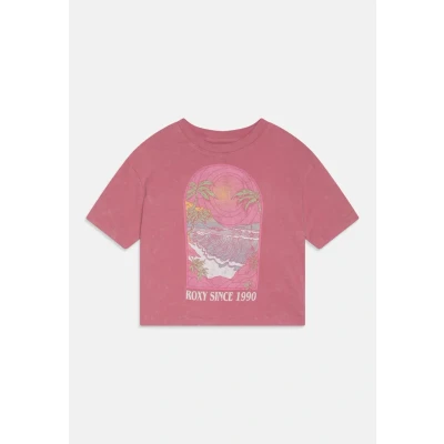 Image of Roxy SUN for ALL Seasons Print Tshirt kids, Size: 12y, Heather rose