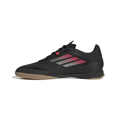 Image of adidas Performance F50 League Boots Indoor football boots, Men&#039;s, Size: 8.5, Core black/iron metallic/lucid red Textile/synthetics