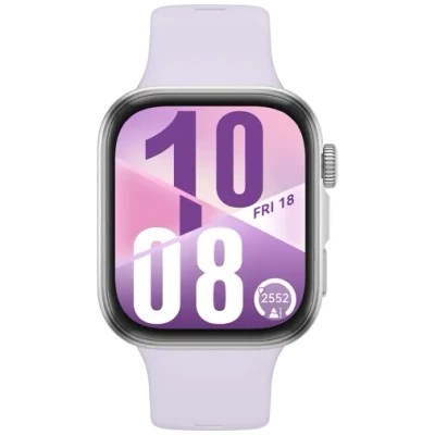 Image of Huawei Watch Fit 4 Silver (Paarse Rubber Strap)