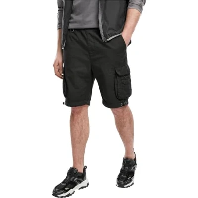 Image of Urban Classics Double Pocket Shorts, Men&#039;s, Size: Small, Black