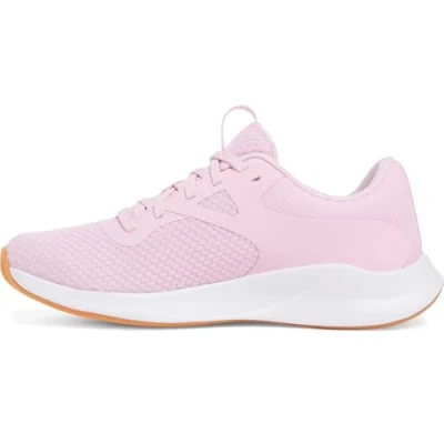 Image of Under Armour Charged Aurora 2 Training shoe, Women&#039;s, Size: 7, Prime pink/white/metallic silver Textile/synthetics