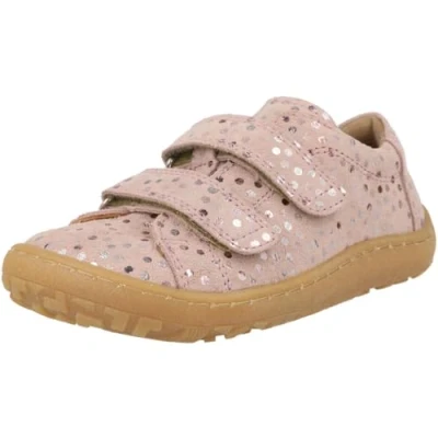 Image of Froddo Barefoot BASE Touchstrap shoes for kids, Size: 9K, Pink Suede